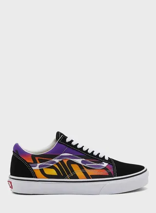 Graphic Check Old Skool Sneakers
