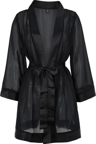 Dressing Gown Or Bathrobe Black