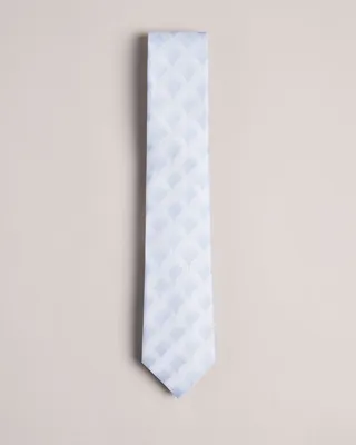 Fan Jacquard Tie in Blue