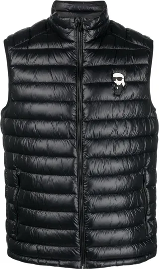 Zip-Up Quilted Gilet