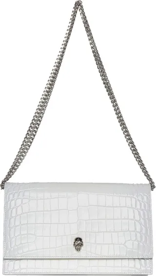 Medium Skull Leather Bag
