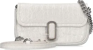 The Mini croc embossed shoulder bag