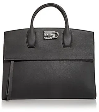 Salvatore Ferragamo The Studio Leather Briefcase