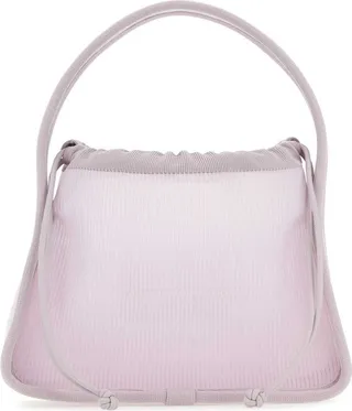 Alexander Wang Small Drawstring Ribbed Knit Tote Bag