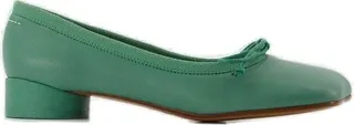 MM6 Maison Margiela Bow Detailed Ballerina Shoes