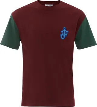Jw Anderson Colour-Block Anchor Logo T-Shirt