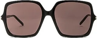 Saint Laurent Butterfly Sunglasses in Black