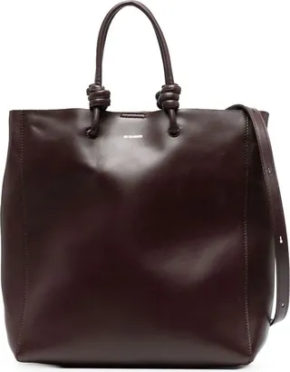 Brown Giro Leather Tote Bag