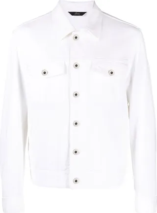 Button-Up Denim Jacket