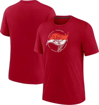 Men's Red Tampa Bay Buccaneers Historic Tri-Blend T-shirt
