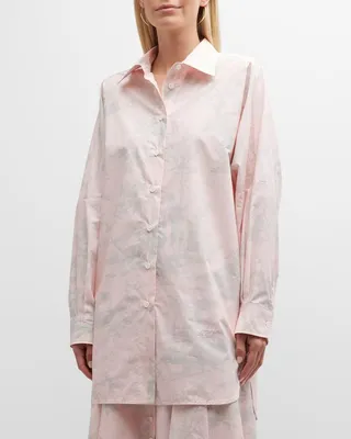 Button-Front Top