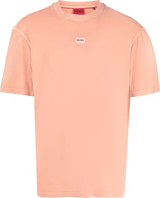 logo-patch crew-neck T-shirt