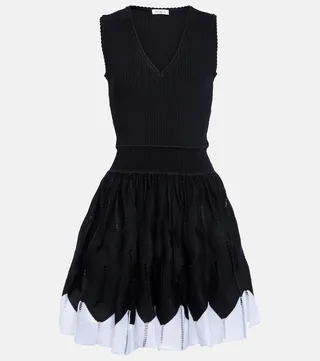 V-neck minidress