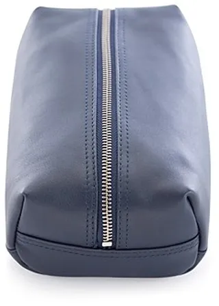 Royce New York Leather Compact Toiletry Travel Bag
