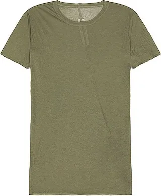 Rick Owens Basic Short Sleeve Tee in Olive