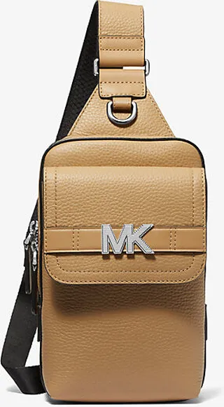 Hudson Pebbled Leather Sling Pack