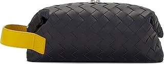 Bottega Veneta Bicolor Toiletry Case in Black