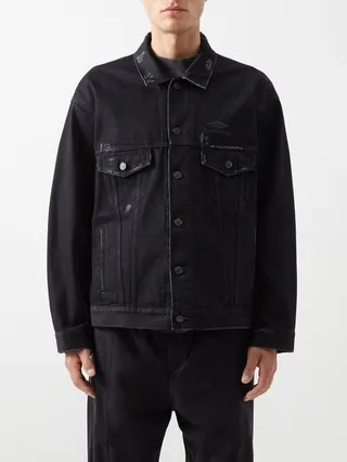 Logo-print Denim Jacket
