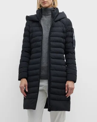Giraf Water-Repellent Hooded Puffer Jacket
