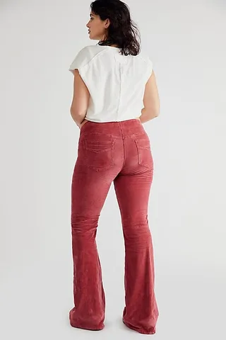 Pull On Corduroy Flare by We The Free at Free People