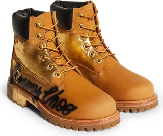 x Timberland Logo Graffiti Hiking Boot