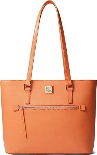 Dooney & Bourke Saffiano Shopper (Coral) Handbags