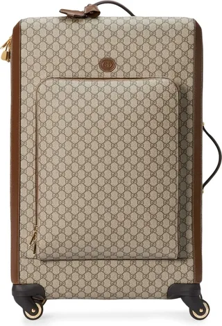 GG Supreme-canvas suitcase
