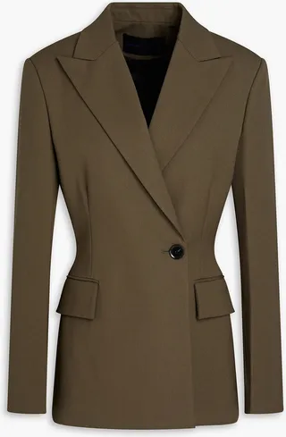 Wool-blend blazer