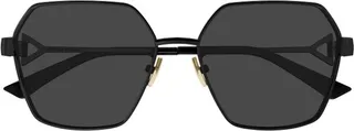 Bottega Veneta Eyewear Geometric Frame Sunglasses