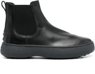 leather Chelsea boots
