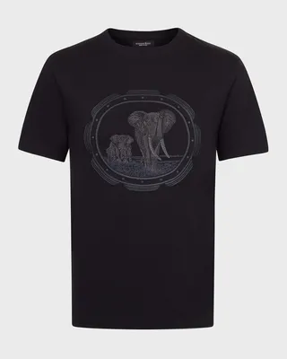 Men's 50th Anniversary Embroidered Elephant Tee