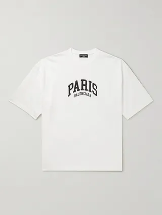 Printed Cotton-Jersey T-Shirt