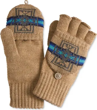 Pendleton Convertible Fingerless Mittens