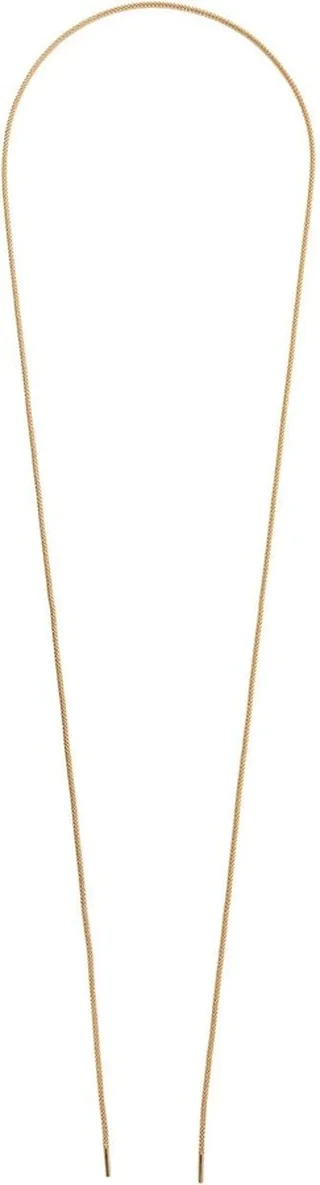 18kt yellow gold GM Latch diamond chain