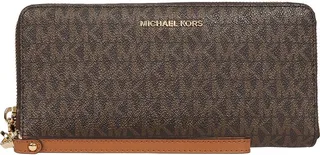 MICHAEL Michael Kors Jet Set Travel Continental (Brown) Handbags