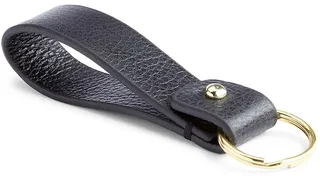 Royce New York Minimalist Leather Key Fob