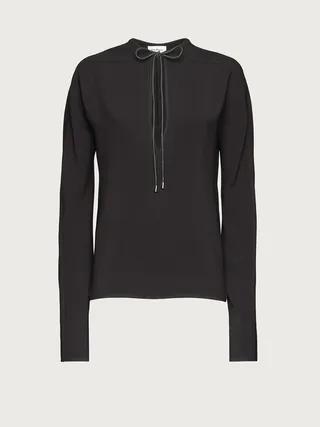 Ferragamo Women Viscose blouse Black