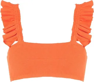 Zarbo square-neck bikini top