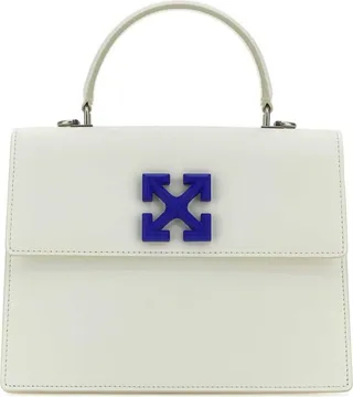 Off-White Jitney 2.8 Logo Plaque Tote Bag