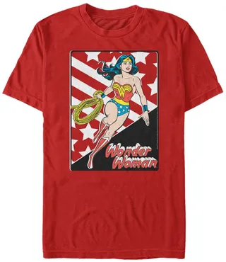 Men's Wonder Woman Posted Wonder Short Sleeve T-shirt