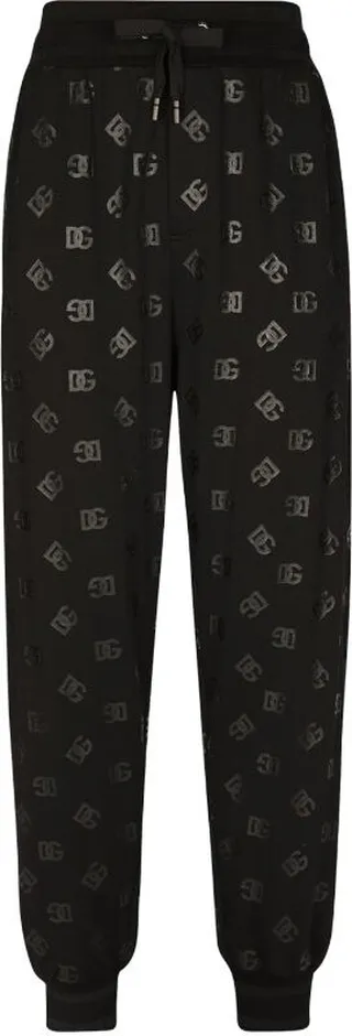 Dolce & Gabbana Cotton Monogram Sweatpants