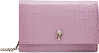 Alexander McQueen Pink Small Skull Bag