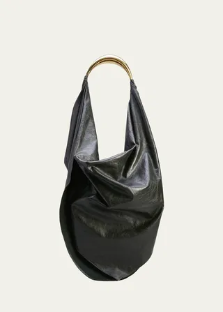 Bandana Slouchy Leather Shoulder Bag