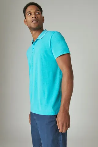 Venice Burnout Short Sleeve Polo