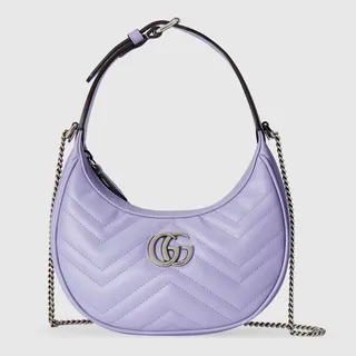 GG Marmont half-moon-shaped mini bag