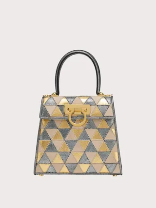 Ferragamo Women Iconic Top Handle (S) Multicolor