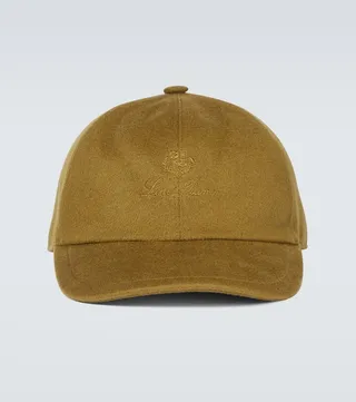 Cashmere baseball cap
