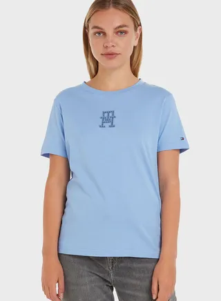Crew Neck Graphic T-Shirt