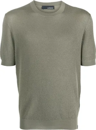 knitted cotton T-shirt