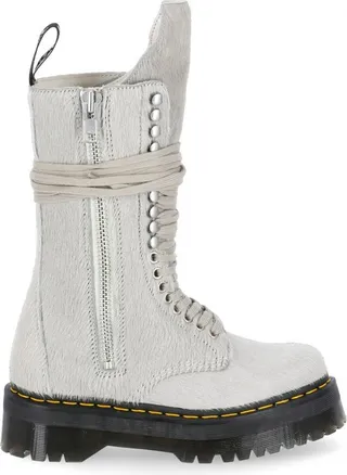 Rick Owens X Dr. Martens Lace-Up Boots